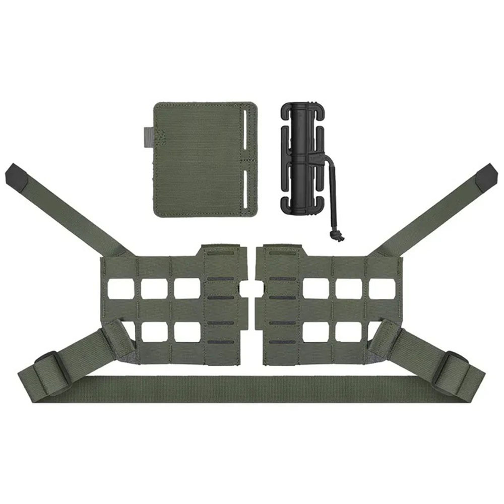AGILITE チェストリグ拡張キット Warfighter Wings クイックリリースシステム 8028 [ レンジャーグリーン ] バックストラップ付き Chest Rig ロードキャリアリグ タクティカルリグ ギアリグ 弾薬携行装備 弾倉ベスト