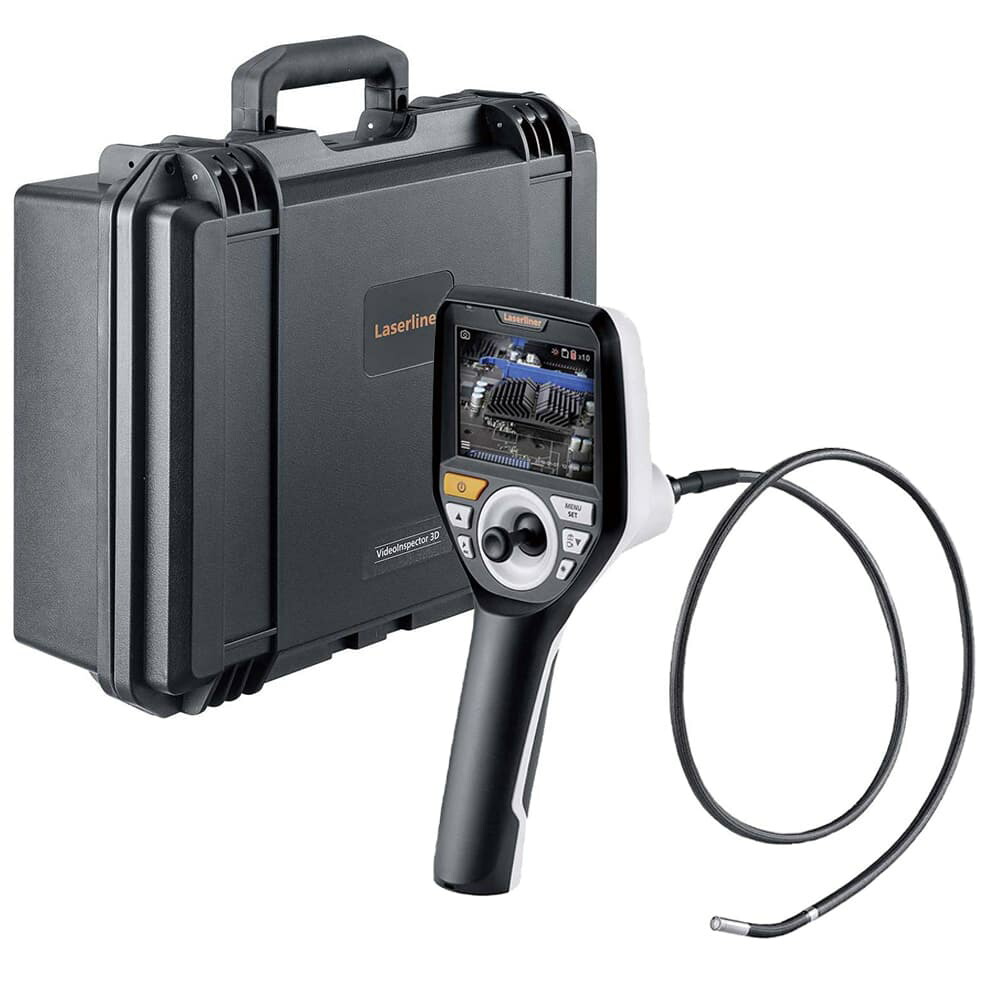 UMAREX Laserliner 工業用内視鏡 ビデオインスペクター3D 2mケーブル 先端可動式カメラヘッド 082.270A 光学機器 先端可動内視鏡 高解像度内視鏡 防水内視鏡 UMAREX内視鏡 配管検査カメラ エンジンルーム点検カメラ ウマレックス