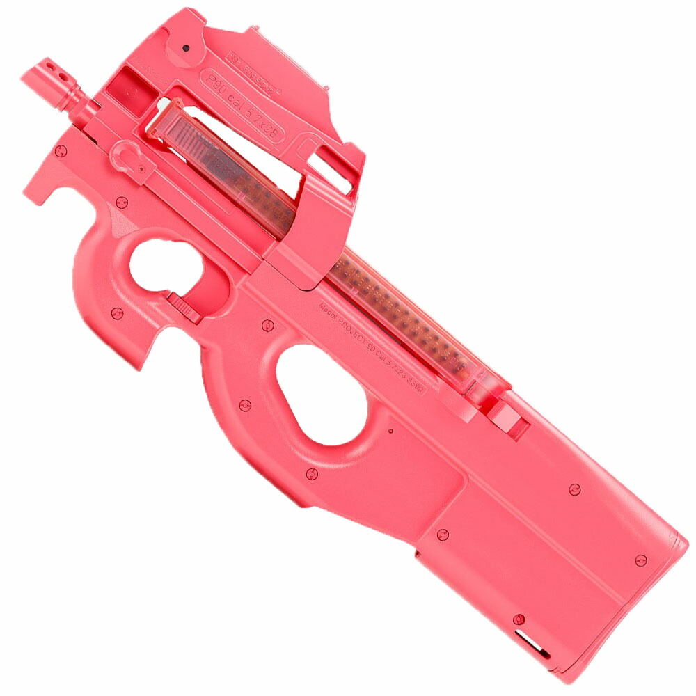 東京マルイ 電動ガンプラスシリーズ P90 プラス バージョン・レン ガンゲイルオンライン ガンゲイル ピーちゃん ピンク 遊戯銃 電動エアライフル銃 電動ライフル銃 電動自動小銃 電動アサルトライフル 電動カービン銃 電動エアライフル 電動エアーライフル 電動ライフル