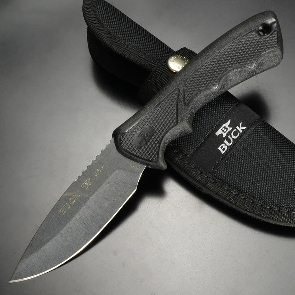 楽天市場】BUCK ハンティングナイフ 119BKS 119スペシャル ブラック
