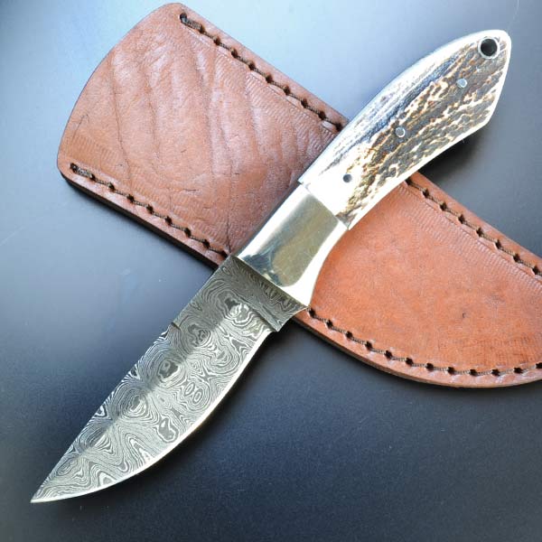 楽天市場】ハンティングナイフ ナバホ ダマスカス鋼 ファイルワーク
