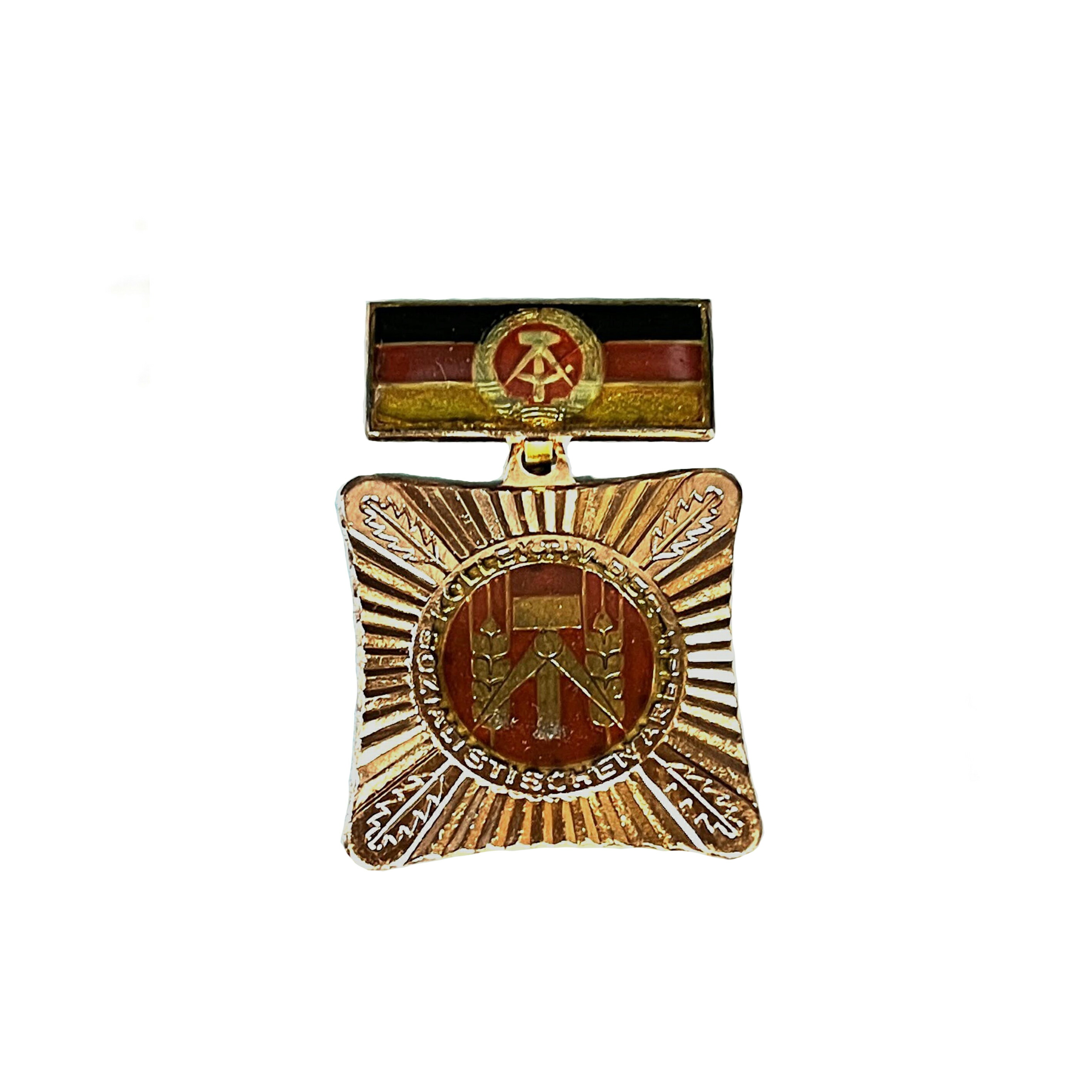 楽天市場】東ドイツ軍放出品 20周年記念 功績バッジ [ ブロンズ / 破損