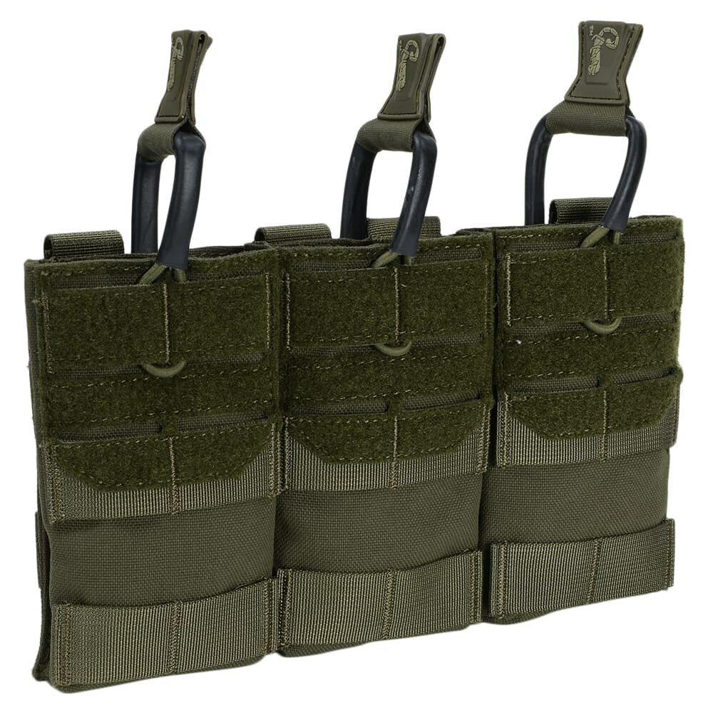 AGILITE ライフルマガジンポーチ AG3 5.56 ポリマータブ M4/AR15 8153 [ レンジャーグリーン ] アジライト M4マガジン用 モールポーチ 3連マグポーチ マグポーチ ライフルマグポーチ サバゲーポーチ MOLLE ライフルマガジンケース ライフルマグケース｜ミリタリーショップ レプマート