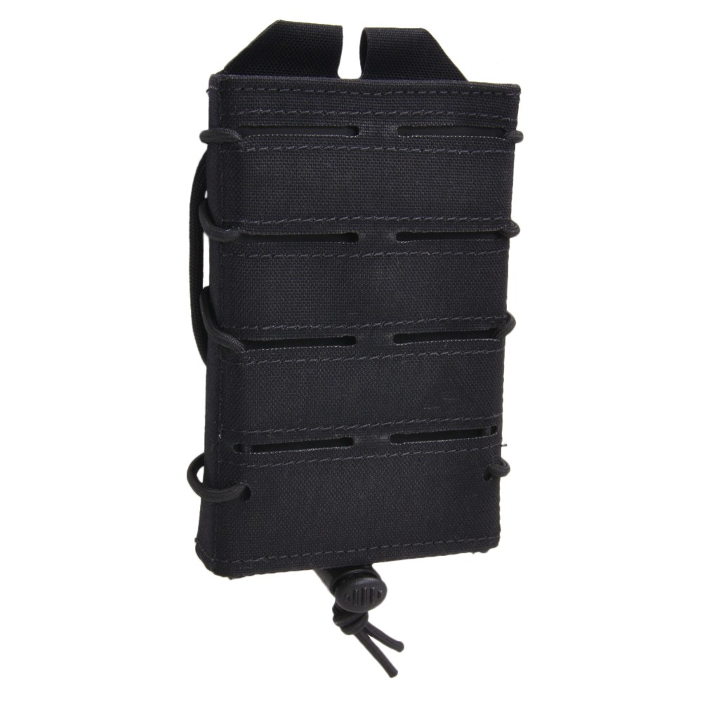 DIRECT ACTION ライフルマガジンポーチ Speed Reload ショックコード無し M4/AK/7.62mm [ ブラック ] ダイレクトアクション スピードリロードポーチ マグポーチ 弾倉 サバゲ― サバゲ―装備 MOLLE ベルトループ ライフルマグポーチ サバゲーポーチ ライフルマガジンケース