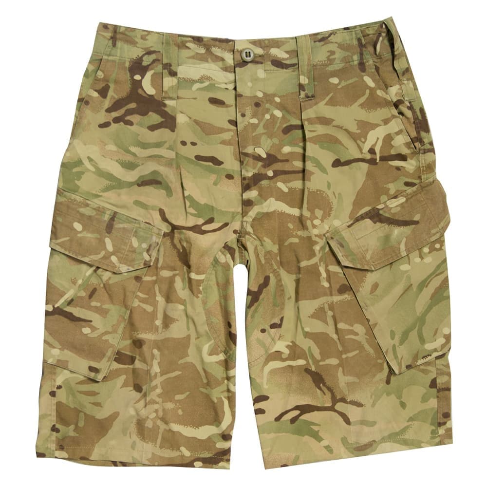 イギリス軍放出品 ハーフパンツ バトルユニフォーム 戦闘用パンツ uパンツ Combat 軍服 Half Shorts Mtp迷彩 Sサイズ British Pants