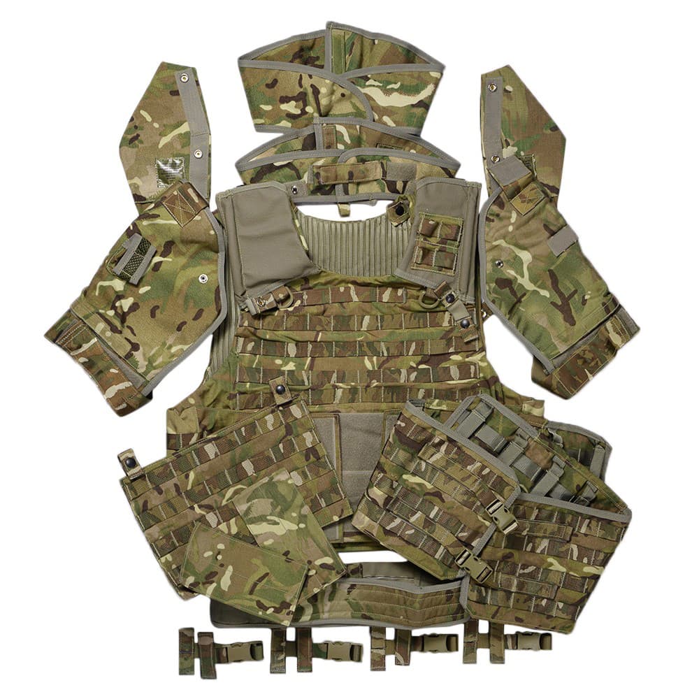 フランス軍放出品 S3 ボディアーマー CCE迷彩 GPB [ 106a116cm / 並品 ] military FELIN