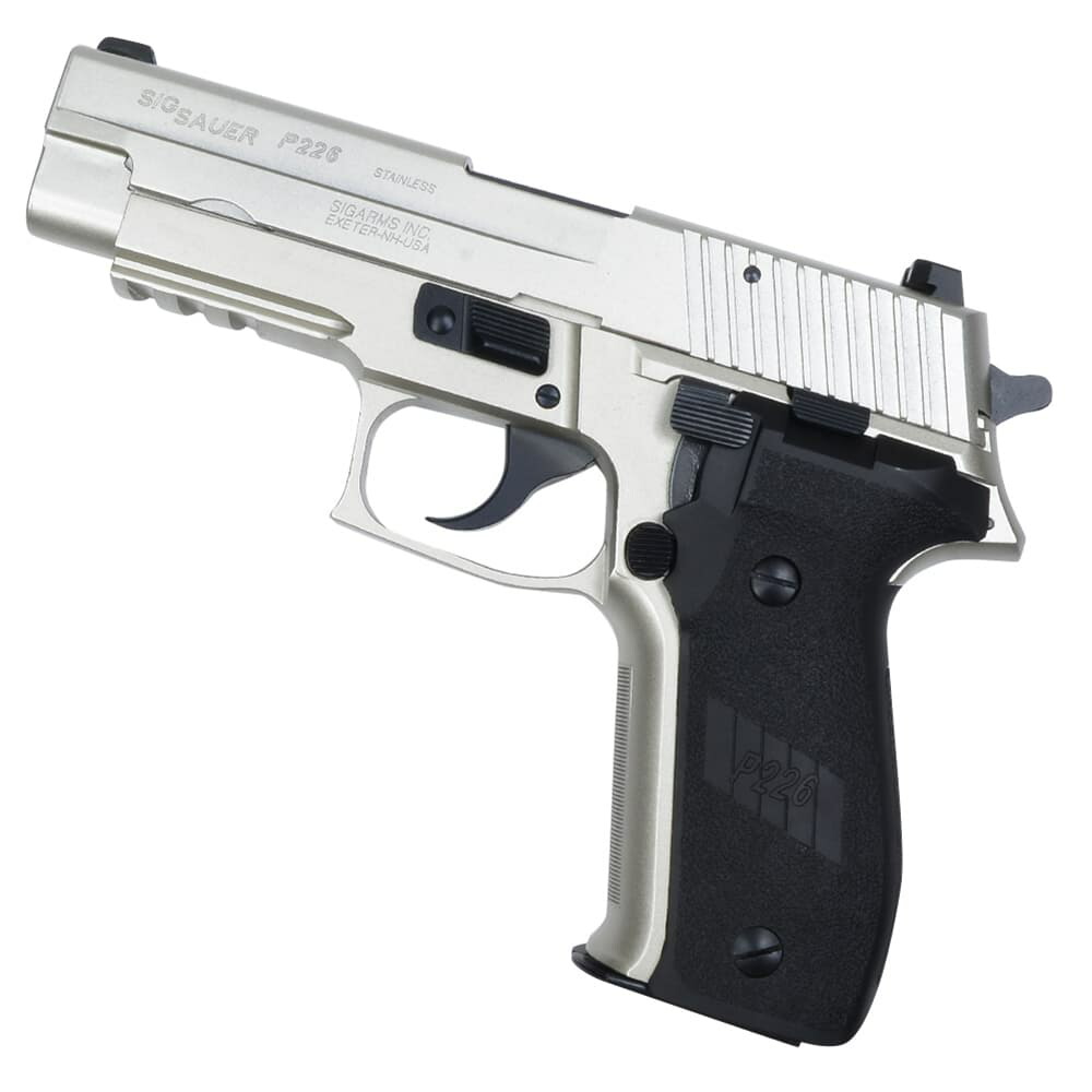 TANAKA WORKS 発火式モデルガン SIG P226 Railed Frame Evolution.2 オールヘビーウエイト Warm Silver Coating タナカワークス シグ レール シルバー ウォームシルバー 模造銃 オートピストル 自動拳銃 ガス銃 自動式拳銃 オートマチックピストル 遊戯銃