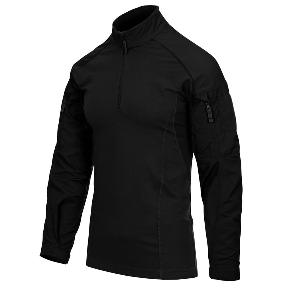 DIRECT ACTION コンバットシャツ VANGUARD ジッパー付きポケット SH-VGCS-PDF [ XSサイズ / ブラック ] ダイレクトアクション BDU ヴァンガード COMBAT SHIRT バンガード タクティカルシャツ 迷彩服 軍服 迷彩上衣 バトルシャツ 戦闘服 BDUシャツ ACUシャツ 戦闘服シャツ