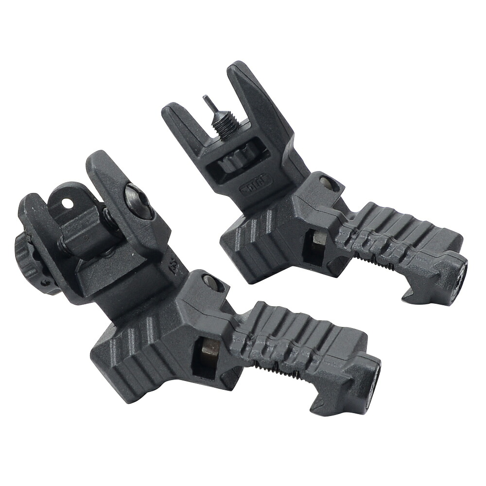 DLG TACTICAL オフセットサイト LOW PROFILE リア/フロントセット DLG-184 照星 照門 照準器 フロントサイト リアサイト 金属サイト 鉄サイト|ミリタリーショップ レプマート