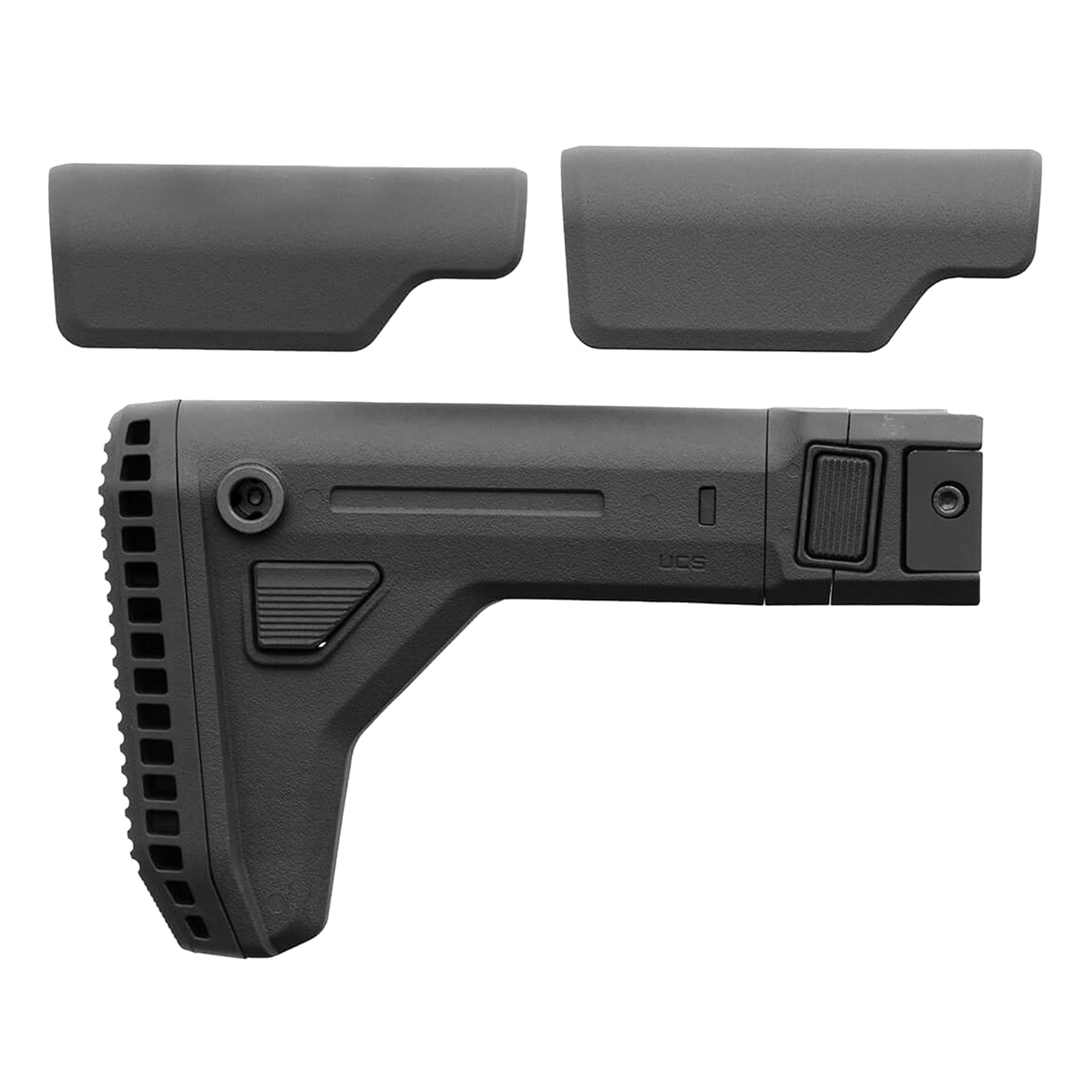 MAGPUL ストック UCS ピカティニーレール対応 折りたたみ可能 チークライザー付属 MAG1441 [ ブラック ] プラスチック 強化樹脂製 バットストック ライフルストック 銃床｜ミリタリーショップ レプマート