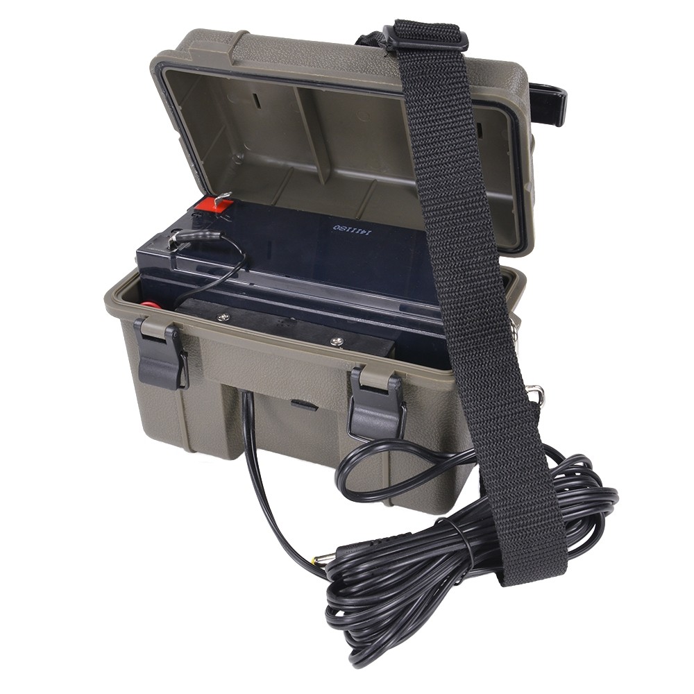 STEALTH CAM トレールカメラ専用 12Vバッテリー 長時間撮影可 ステルスキャム ステルスカム バッテリーボックス トレイルカメラ用 充電器 監視カメラ モーションカメラ 防犯カメラ