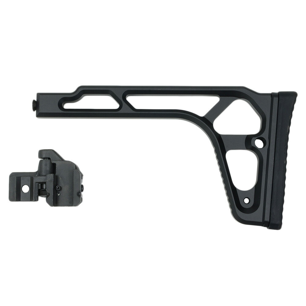 5KU Airsoft フォールディングストック Thin ピカティニーレール 5KU-343 5KUエアソフト 20mmレール取り付け 金属製ストック アイアンストック 鉄製ストック 金属銃床 金属製銃床 金属製 メタル バットストック ライフルストック 銃床｜ミリタリーショップ レプマート 10,465円