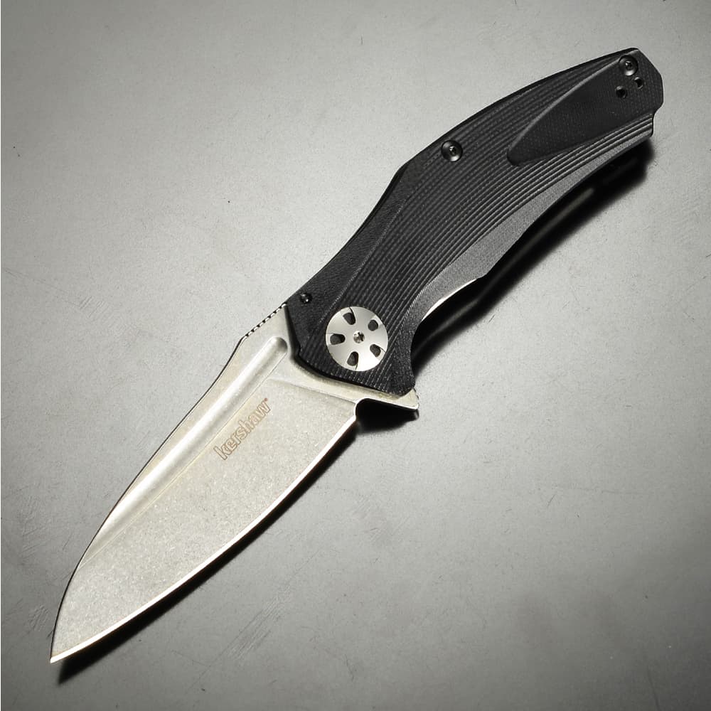 美品】 Kershaw 折りたたみナイフ NATRIX ナトリックス 直刃 G10