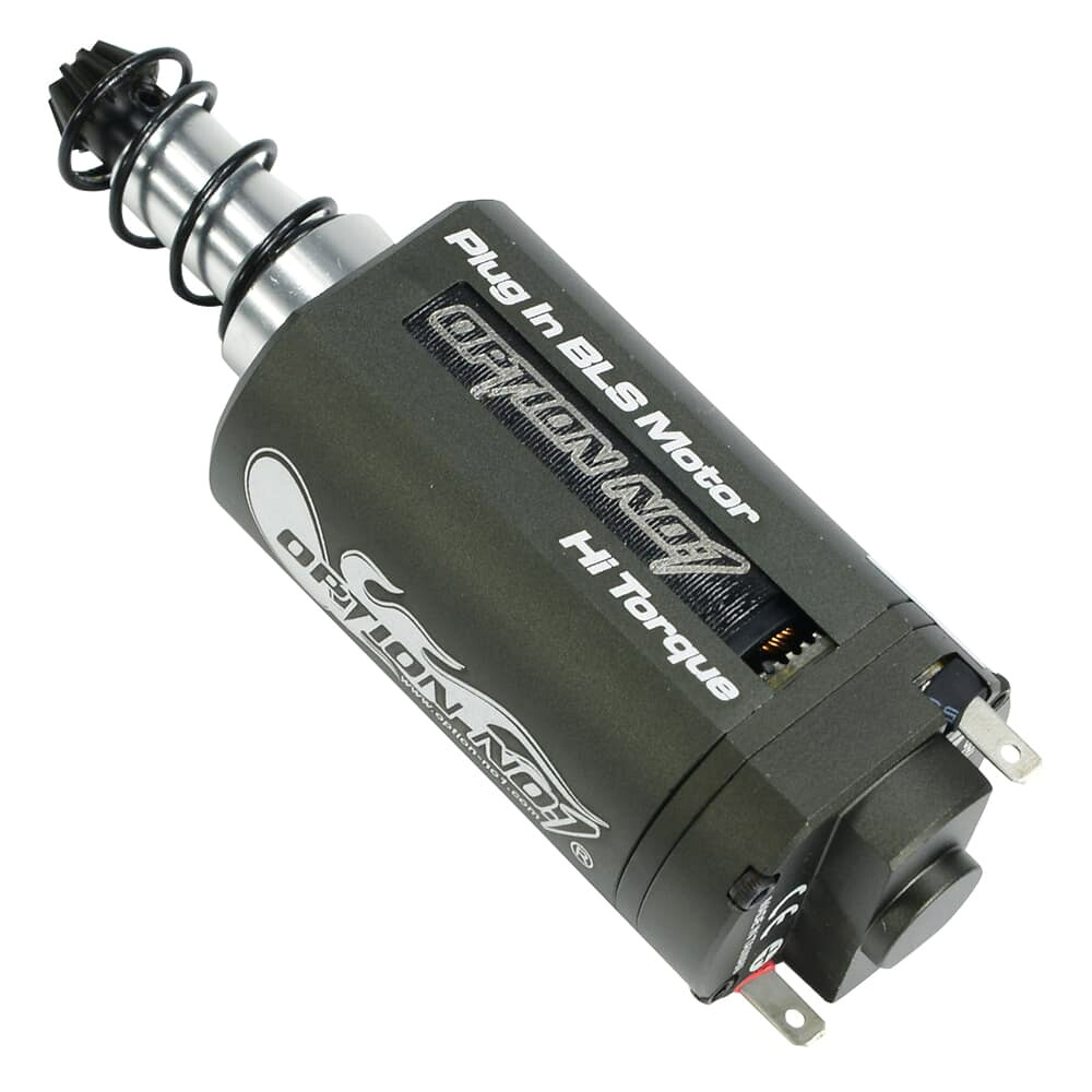 OPTION NO.1 プラグインブラシレスモーター GBLM-06-A トルク型 ロング 電動ガン用 オプションNO.1 オプションナンバーワン Plug In BLS Motor ハイトルク ロングシャフト 電動ガンモーター AEGモーター 電子制御 電動機 電気モーター 電動モーター エレクトリックモーター