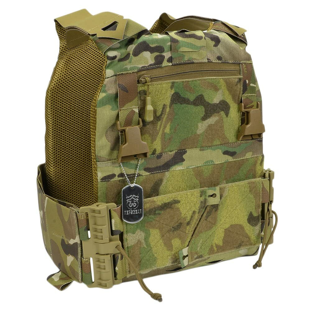 REPSGEAR プレートキャリア FCSK 3.0EX クイックリリースカマーバンド PT-VT10 [ マルチカム ] レプズギア 装備品 platecareer ボディーアーマー 防弾チョッキ プレキャリ プレートキャリアー 防弾プレートキャリア Plate Carrier ソフトアーマー ロードベアリング LBV