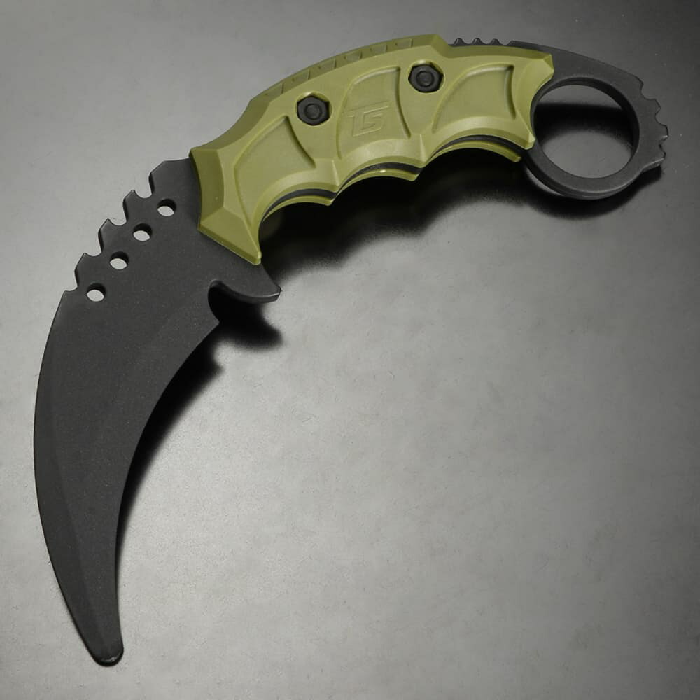 楽天市場】TS BLADES ダミーナイフ BLACK WIDOW G3 カランビット型