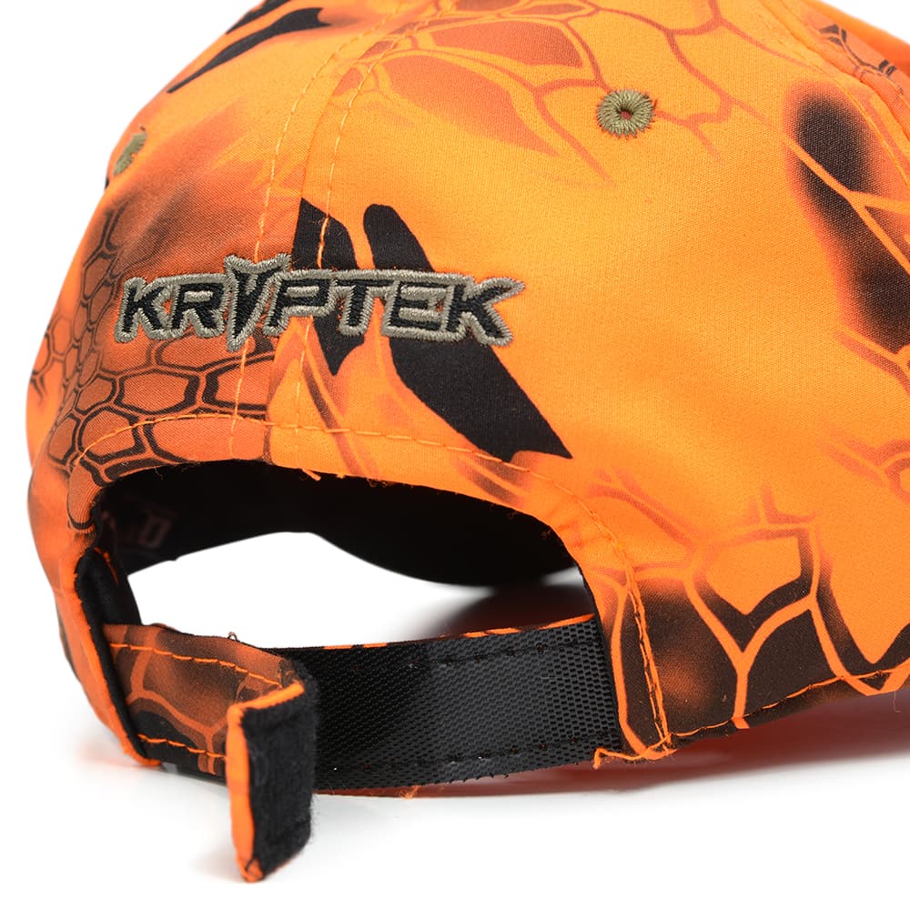 市場 キャップ ベルクロ式 KRYPTEK タクティカルキャップ ハンティング クリプテックインフェルノ柄 スパルタンロゴ刺繍入り アウトドアキャップ  帽子