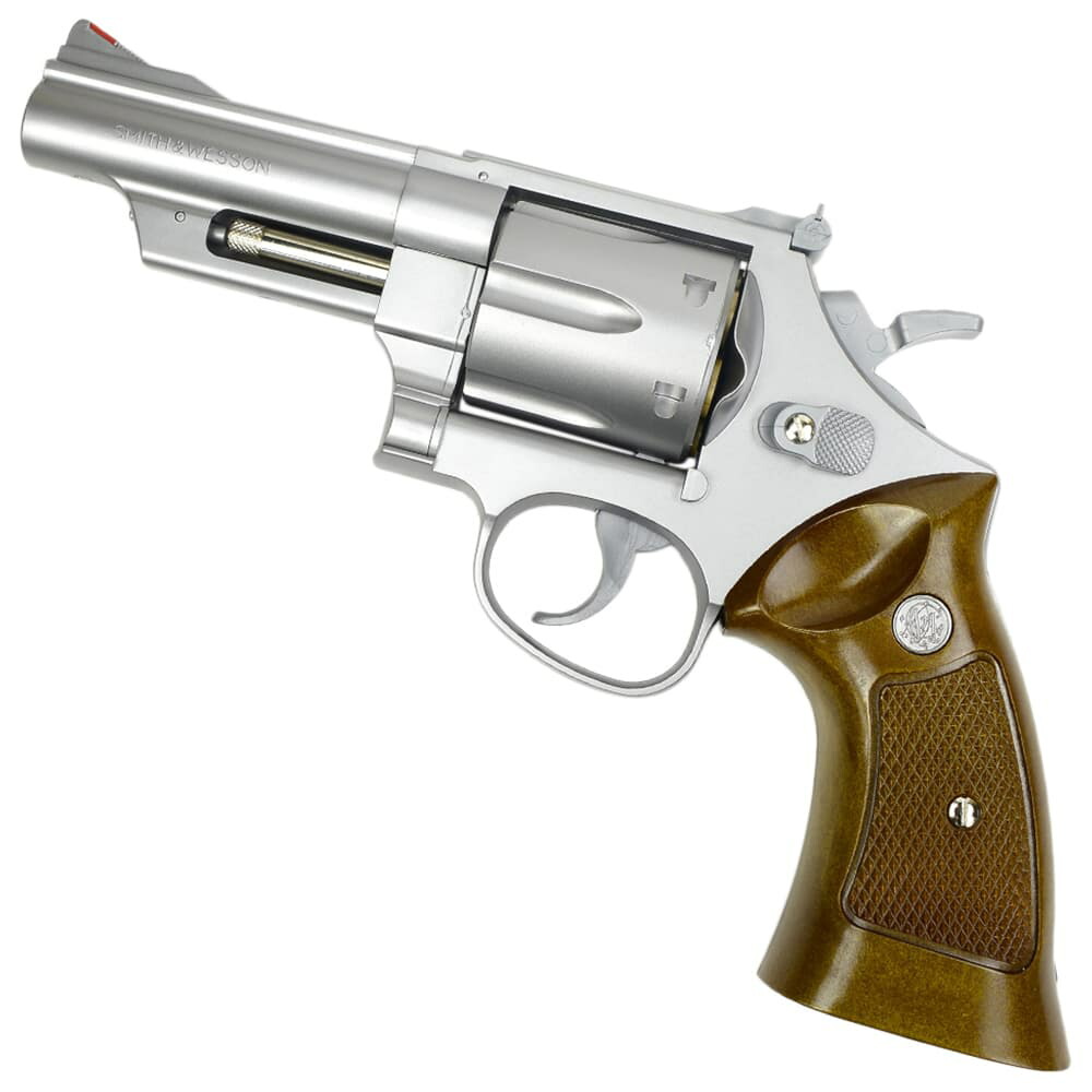 CROWN MODEL エアーコッキングガン S&W M629 4インチ 10歳以上用 シルバー 13525 クラウンモデル .44マグナム ステンレス リボルバー エアガン エアーガン エアピストル エアコキ オートピストル 自動拳銃 自動式拳銃 オートマチックピストル 遊戯銃 エアガンピストル