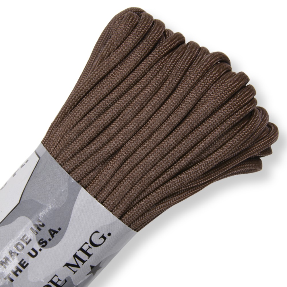 ATWOOD ROPE 550パラコード タイプ3 バーントオレンジ アトウッドロープ Burnt Orange 橙色 パラシュートコード 綱 靴紐 靴ひも シューレース 防災 550コード ナイロンコード