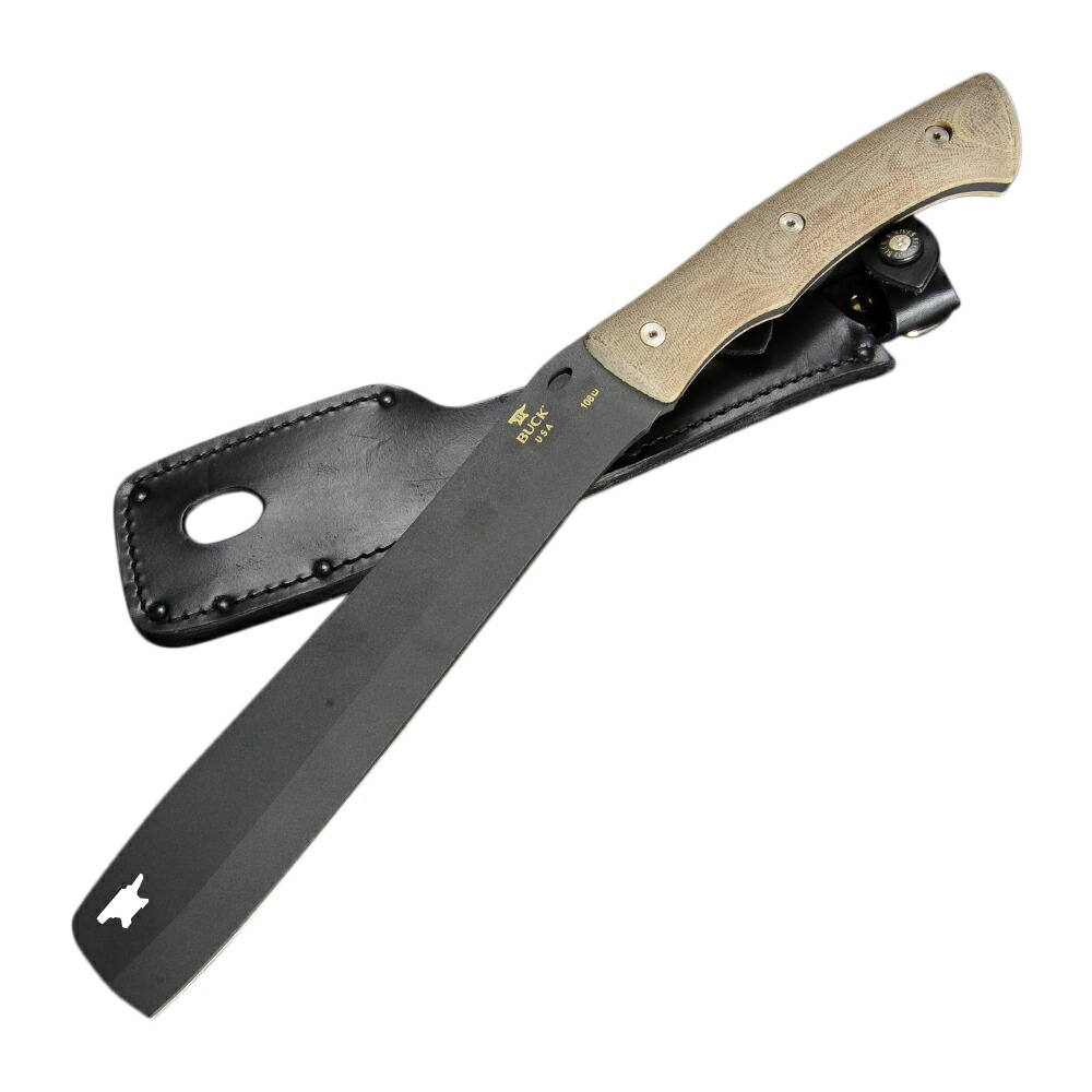 BUCK コンパドルフロー BU108BRS1 ナタ バックナイブス 鉈 レザーシース 山刀 マチェーテ マチェット ボロ