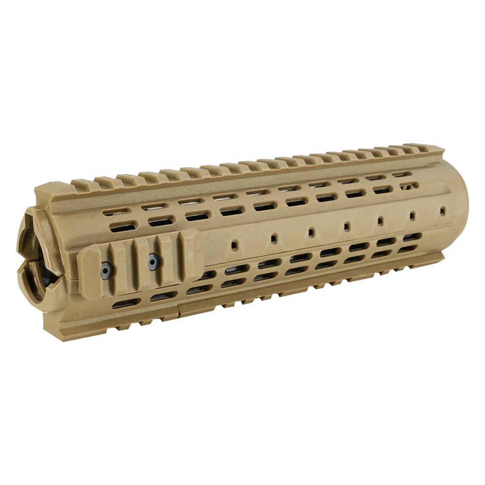 IMI DEFENSE ハンドガード MRS モジュラーレール M4/M16/AR-15用 ポリマー製 [ ミッドレングス / デザートタン ] IMIディフェンス Modular Rail System モジュラーハンドガード クワッドレール 樹脂製 ライフルレングス カービンレングス フォアハンド フォアグリップ 先台