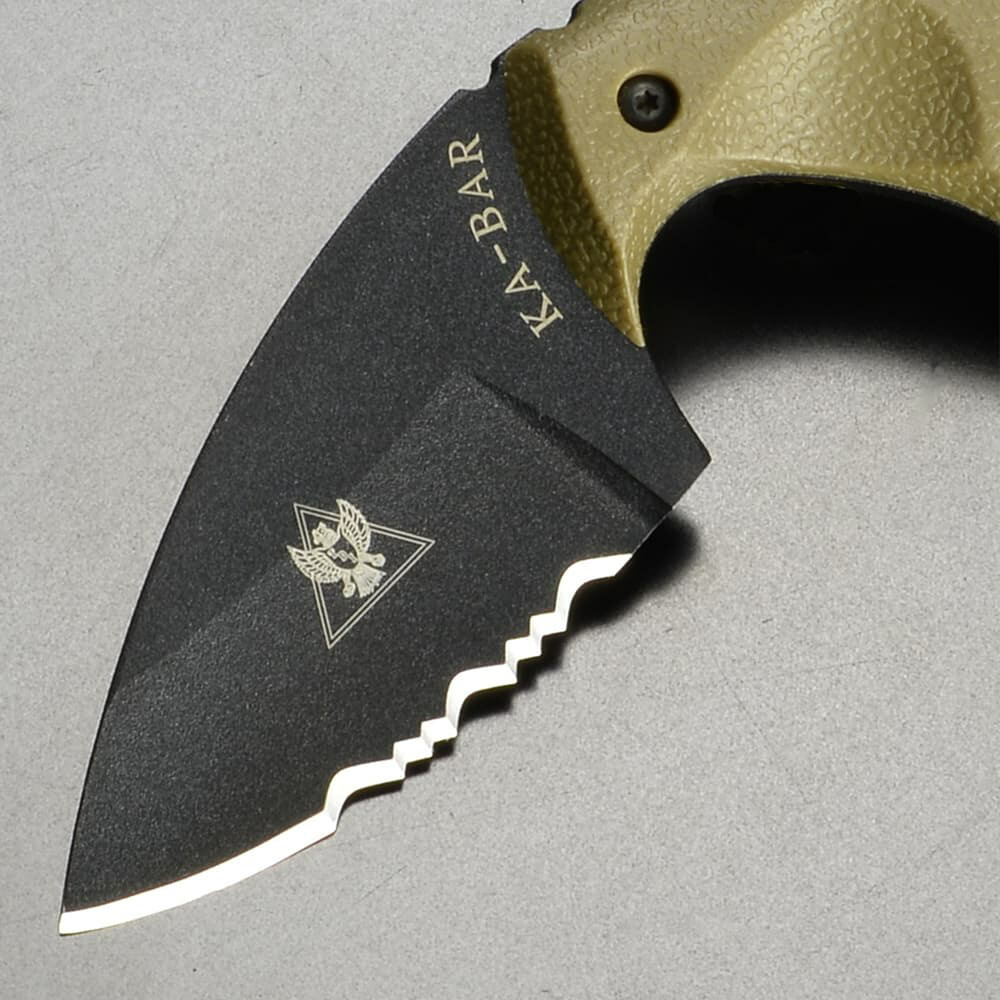 ナイフ Ka Bar アウトドアナイフ Tdi Original 半波刃 フルタング 樹脂製シース付き 1477cb ケーバー ケイバー Tdiオリジナル フィクスドブレード 固定刃 片刃 ハーフセレーテッド セレーション 刃物 キャンプナイフ 渓流ナイフ ブッシュクラフト 狩猟 ハンティング 釣り