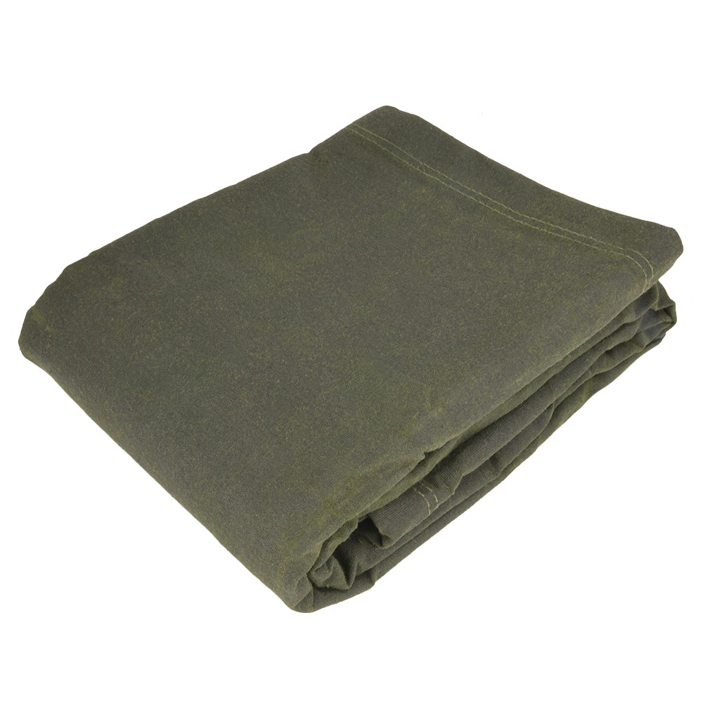 キャンバスタープ 18oz 蝋引き帆布 ターポリン 軍幕 OD色 [ 12×14ft ] コットン アウトドア バルク品 キャンプ用品 キャンバスシート CCS 18オンス 日よけ 雨よけ レジャー キャンプ