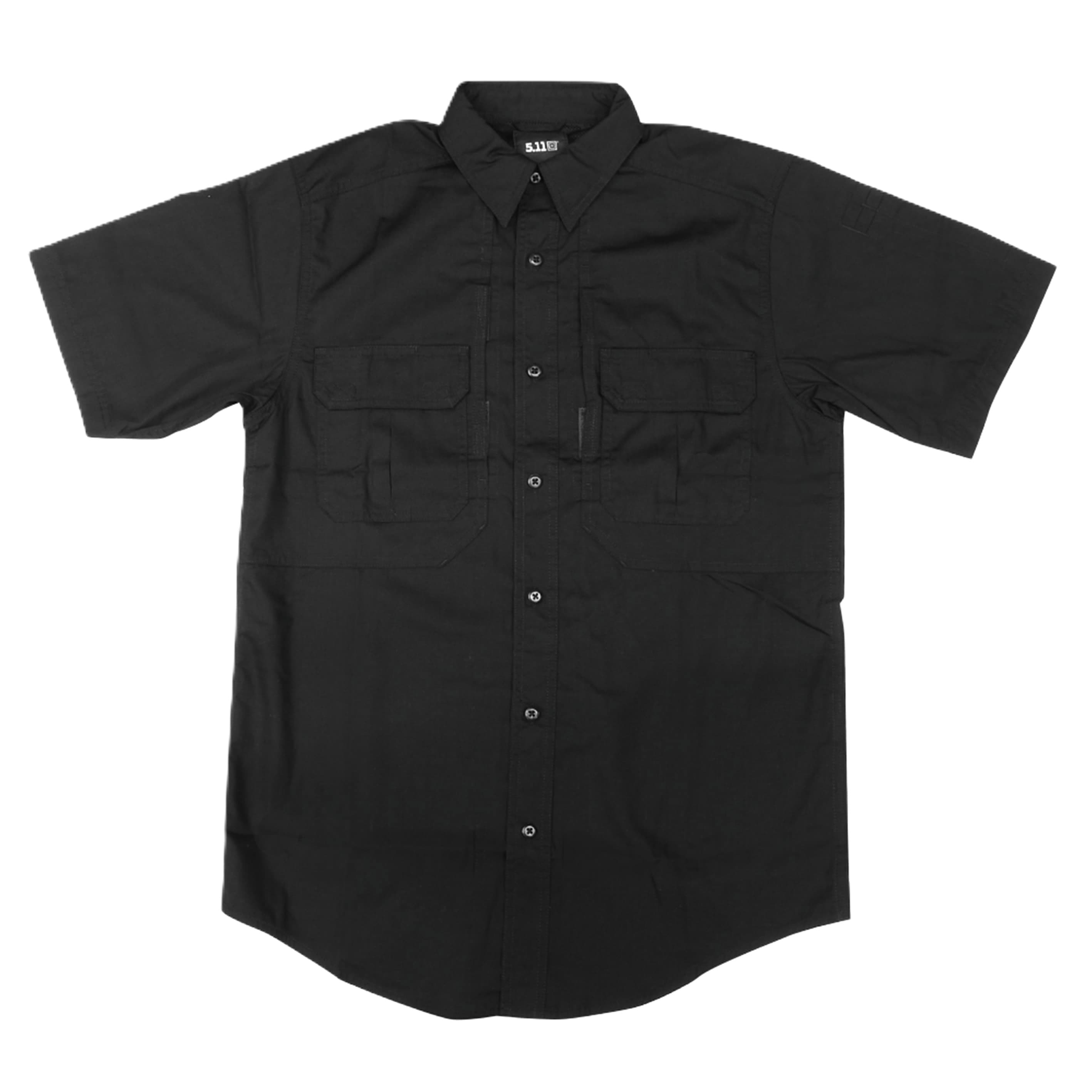 5.11 Tactical 半袖シャツ Pro Short Sleeve Shirt テフロン撥水加工 71175 [ Sサイズ / ブラック ] 5.11タクティカル ショートスリーブシャツ 撥水加工 Tacliteシャツ シャツ BDU ACU 半袖 アーミー コンバット ファティーグ 戦闘服 軍服 タクティカル