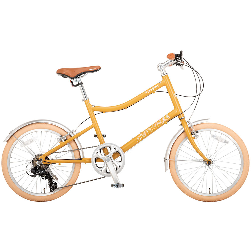 OTOMO ミニベロ CANOVER CA-MV001 pandora マスタード 61908 株式会社オオトモ pandoraシティーサイクル シティーバイク ママチャリ ままちゃり シティサイクル シティバイク 街乗り自転車 普通自転車 一般自転車 軽快車 通勤 通学 サイクル バイシクル バイク 二輪車 28,080円