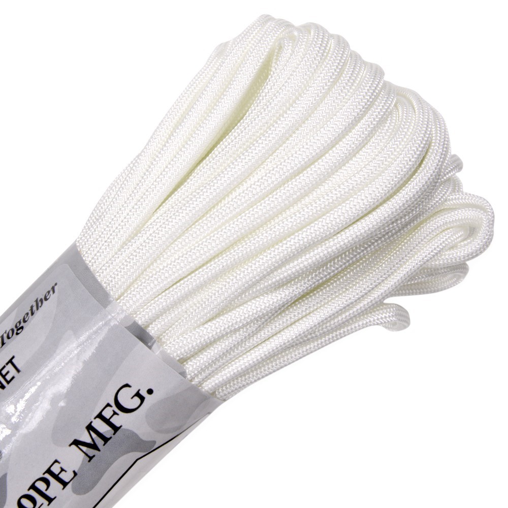 海外輸入】 ATWOOD ROPE 550パラコード タイプ3 ホワイト 1m アトウッドロープ ARM white 白 商用 パラシュートコード 綱  靴紐 靴ひも シューレース 防災 550コード ナイロンコード www.yourrequestentertainment.com