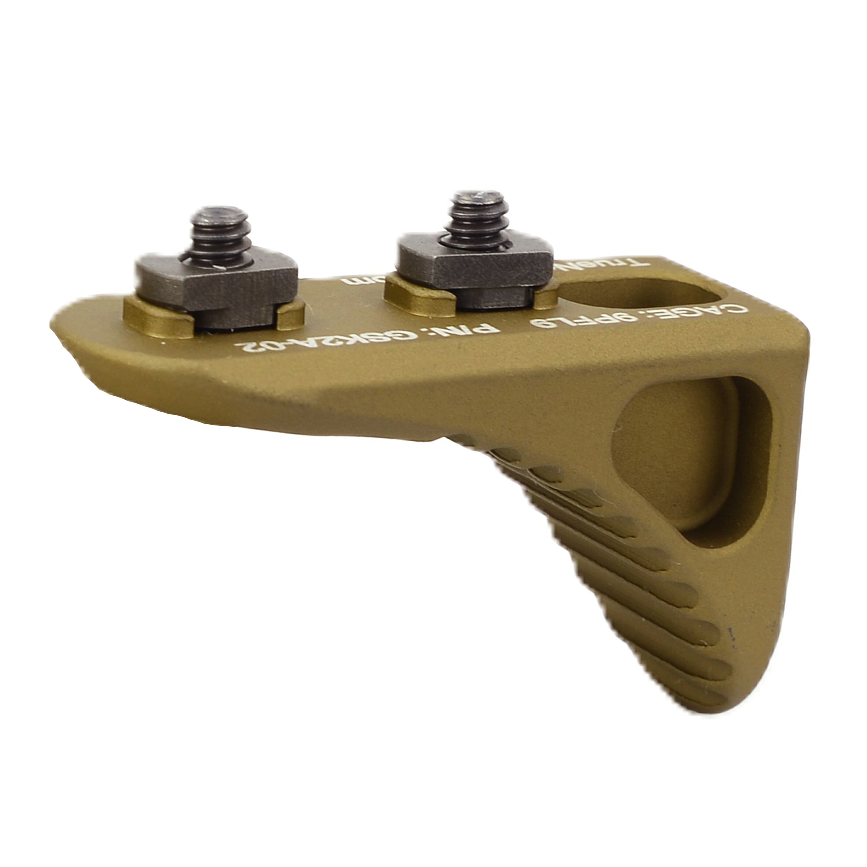 True North Concepts ハンドストップ GripStop シングル M-LOK対応 アルミ製 [ アースブラウン / ショート ] トゥルーノースコンセプツ グリップストップ M-LOK用 フォアグリップ ライフルグリップ 自動小銃グリップ 銃把 握把 フロントグリップ バーティカルグリップ