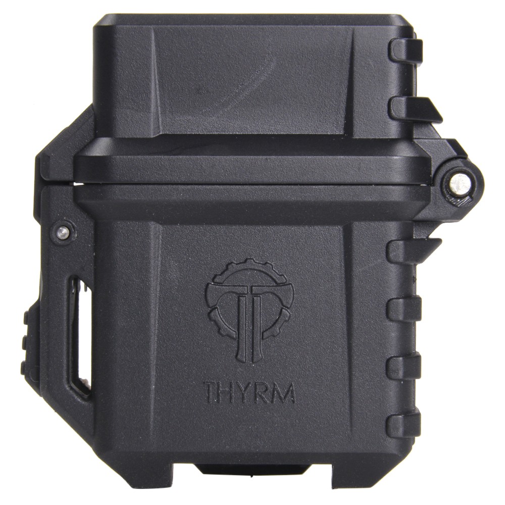 【楽天市場】THYRM ZIPPOケース PyroVault Lighter Armor 防水 [ ブラック ] サイリム ピロボールト