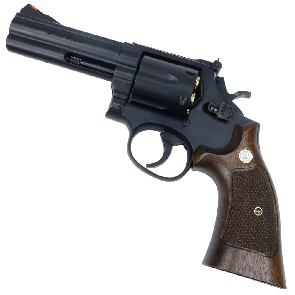 Marushin 発火式モデルガン S&W M586 4インチ 完成品 マットブラックABS 木製グリップ 112406 マルシン Smith&Wesson スミス&ウェッソン リボルバー 回転式けん銃 回転式拳銃 遊戯銃 模造銃