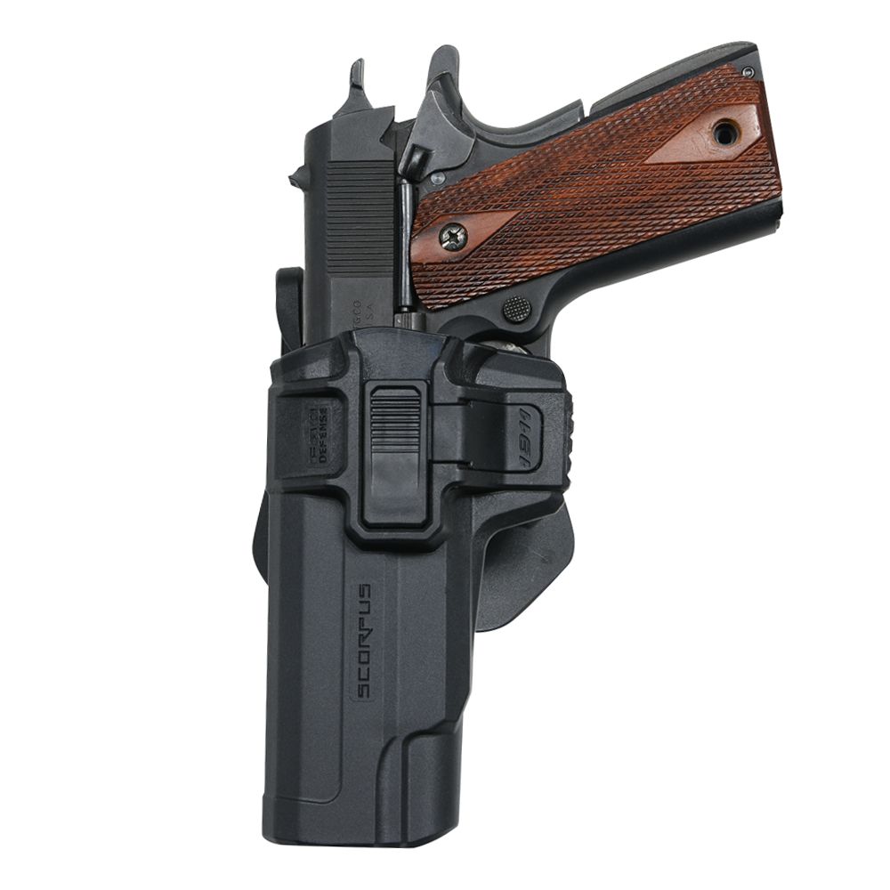 Fab Defense Scorpus Mxホルスター 1911系対応 Lv2 スイベル ブラック 左用 Fabディフェンス 実物 ヒップホルスター レベル2ホルスター 右用 Fabdefense Cqcホルスター Cqbホルスター 近接格闘 拳銃嚢 ベルトホルスター パーティを彩るご馳走や