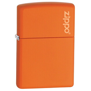 ZIPPO ジッポーロゴ 231ZL マットオレンジ オイルライター シンプルデザイン オーソドックス 定番モデル ベーシックモデル 無地 スタンダード ジッポライター ジッポーライター メタルライター コレクションZIPPO ギフト 喫煙グッズ タバコグッズ 喫煙用品