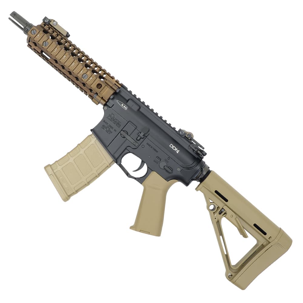 BOLT Airsoft 電動ガン MK18 DAGGER ボルトリコイルショック搭載 Daniel Defenseライセンス BR-52-TAN 電動エアライフル 電動エアーライフル 電動ライフル 電動エアソフトライフル 電動カービン銃 電動自動小銃 電動自動式小銃 電動アサルトライフル エアソフトガン｜ミリタリーショップ レプマート