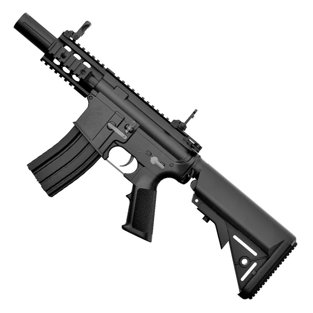 アサルトライフル ブラック 3マガジン、バッテリー付き 楽天市場】S&T 電動ガン M4 CQB FF SD チャレンジャーライン