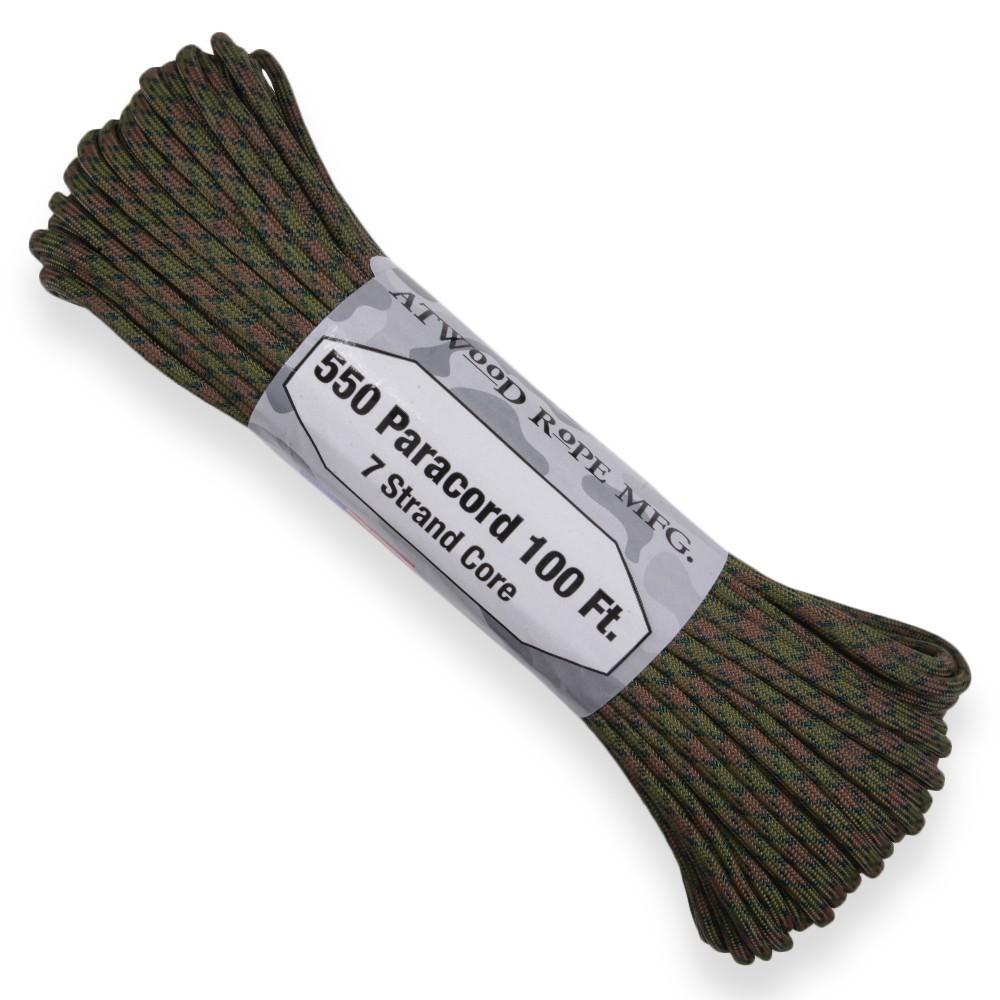 楽天市場】ATWOOD ROPE 550パラコード タイプ3 グラウンドウォー