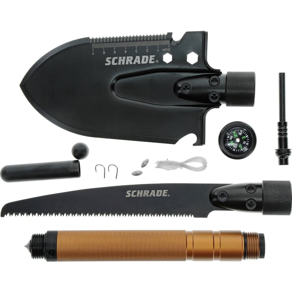 SCHRADE シャベルソーコンボ Shovel Saw Combo サバイバルキット 1124292 シュレード スコップ ショベル イントレンチツール Eツール 円匙 エンピ ノコギリ のこぎり 鋸 手鋸 ハンドソー シャベル エントレンチツール エントレンチングツール 工兵スコップ