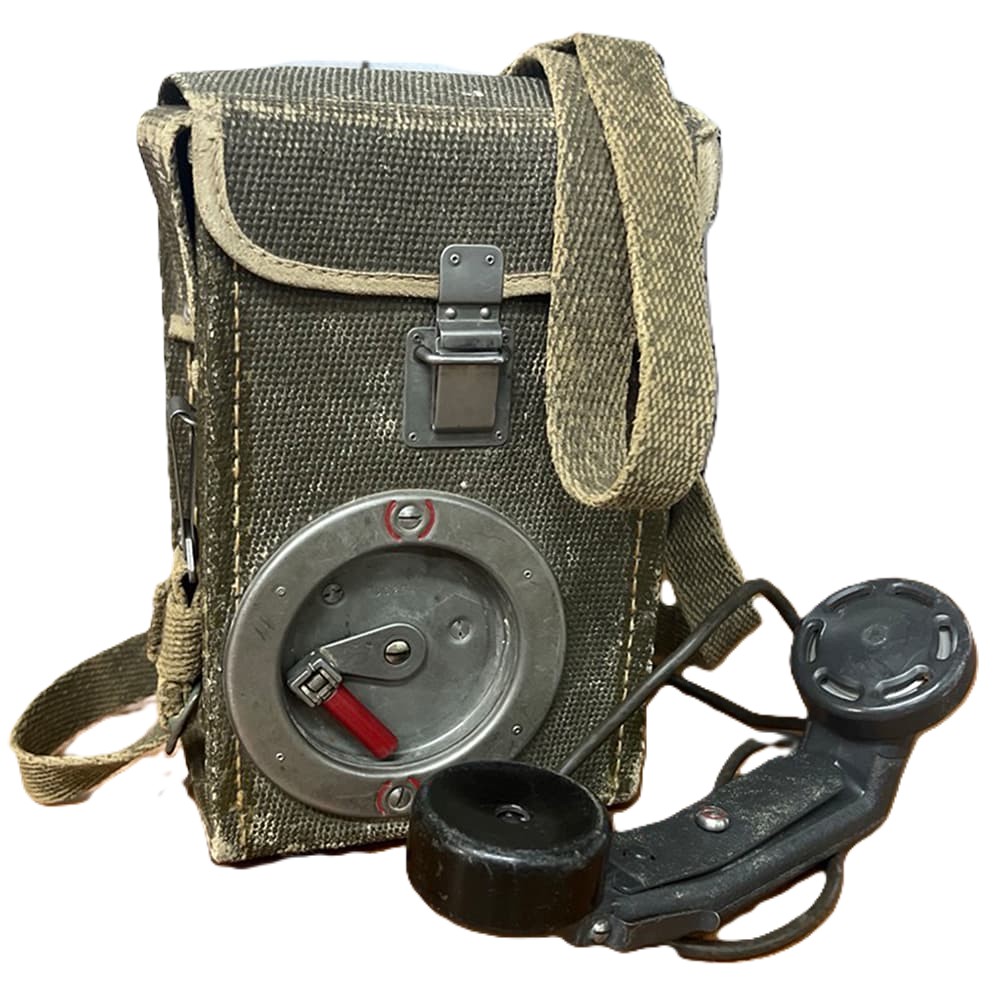 楽天市場】ドイツ軍放出品 フィールドフォン NVA 野戦電話 FF-63S [ 可
