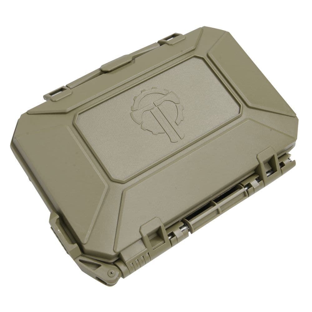 THYRM クリティカルギアケース DarkVault-Comms ノンシグナルブロッキング 防水 [ ダークアース ] サイリム GEAR CASE ダークヴォルト コムズ MOLLE対応 防水ケース プラスチックケース 防水ボックス モバイル用 通信機器用 フラットダークアース コンパクト ミニ｜ミリタリーショップ レプマート