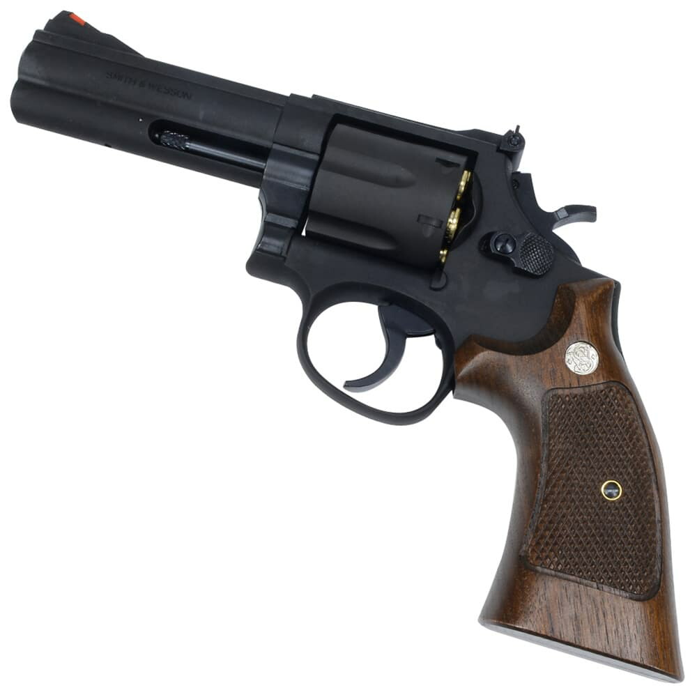 Marushin 発火式モデルガン S&W M586 4インチ 完成品 ブラックHW 木製グリップ 112407 マルシン Smith&Wesson スミス&ウェッソン リボルバー 回転式けん銃 回転式拳銃 遊戯銃 模造銃