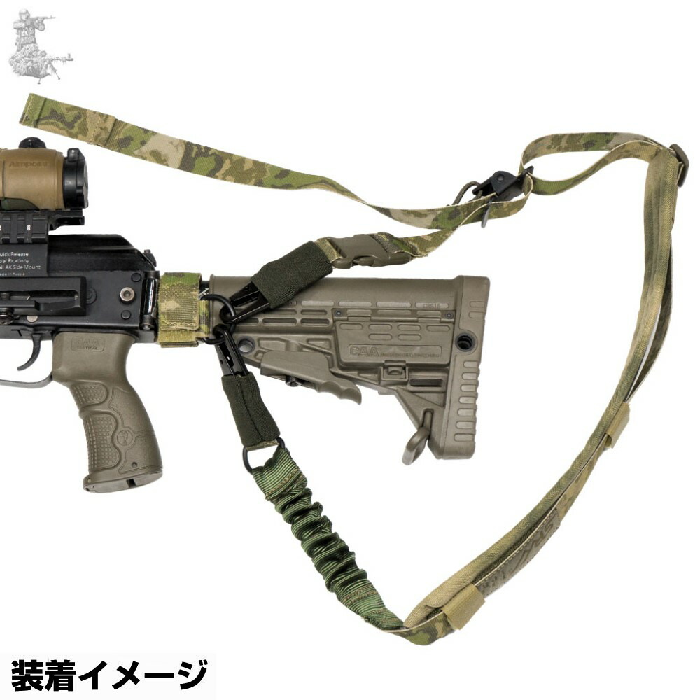 SRVV 2ポイントスリング PILUS 30mm幅 アダプター付き SL-2P-PIL SURPAT 3D Survival Corps  サバイバルコープス TWO-POINT SLING ロシア製 2点スリング クイックアジャスト ロシア装備 AK M4 M16 AK47 AKM  AK74 AK74M AKS74U AK100 1000D CORDURA コーデュラナイロン 最大 ...