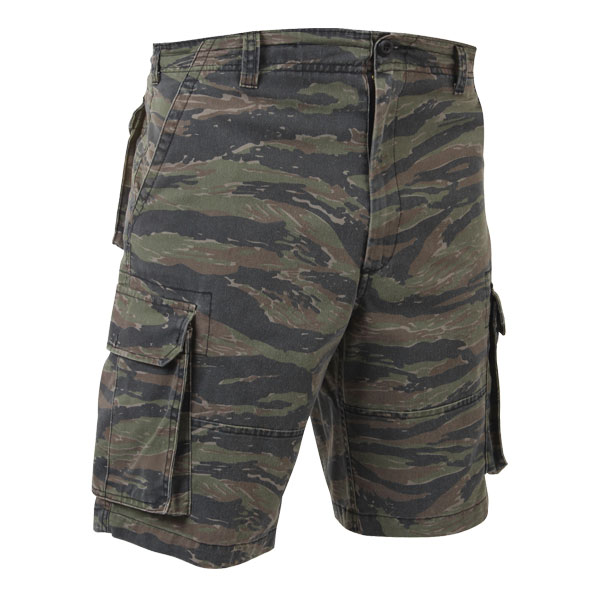 Rothco ハーフカーゴパンツ タイガーストライプカモ 2635 [ XLサイズ ] ロスコ ミリタリーパンツ TDUパンツ BDUパンツ メンズボトム ハーフパンツ 半ズボン 半ずぼん ショートパンツ ショーツ ハーフズボン 短パン 短ズボン 短丈パンツ 半パン ショートボトムス