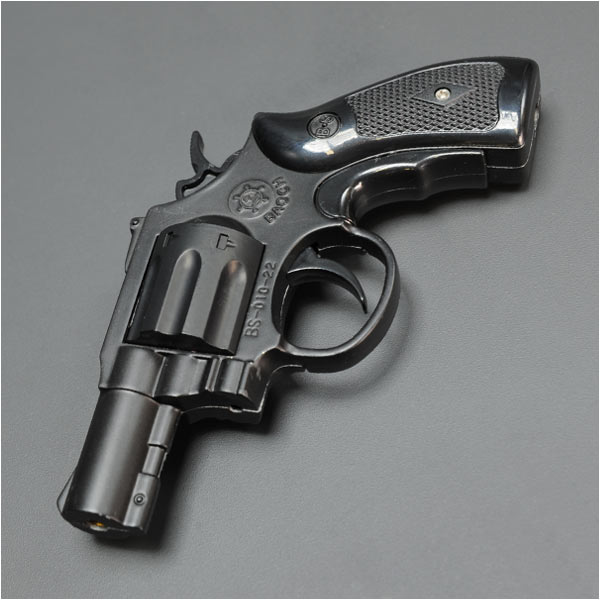 レトロライター　リボルバー 楽天市場】ターボライター ピストル型 リボルバー [ ガンメタ