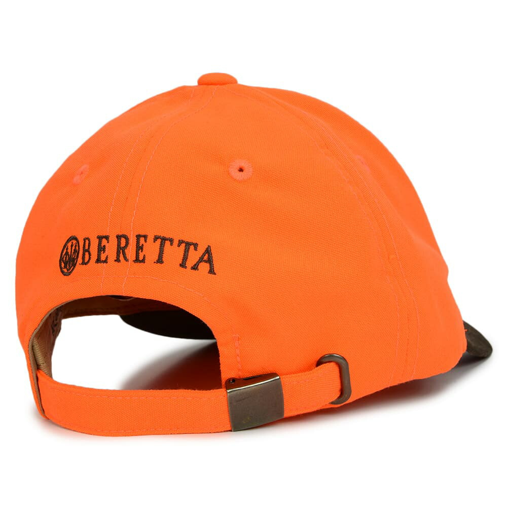 市場 Beretta ブレイズオレンジ 狩猟 メーカーロゴ刺繍入り 狩猟用帽子 ハンティングキャップ Hat ピエトロベレッタ 帽子 ベレッタ Trident Upland