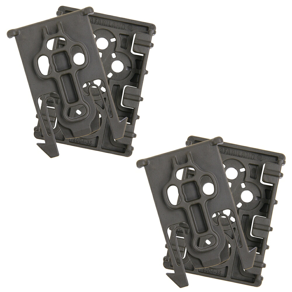 SAFARILAND ポーチアダプター ELSキット フォーク／レシーバー 2個セット ELS-KIT [ ODグリーン ] Equipment Locking System Kit パーツ イクイップメント サバイバルゲーム 装備品 MOLLEアダプター モールシステム パルス モーリー PALS モールアダプター MOLLEパーツ