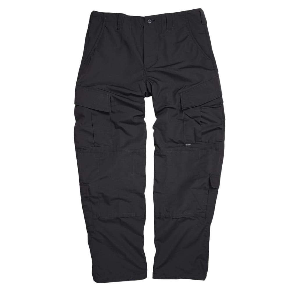 TRU-SPEC カーゴパンツ TRU リップストップ加工 レギュラー丈 [ ブラック / Mサイズ ] トゥルースペック タクティカルパンツ タクティカル レスポンス ユニフォーム Tacthical Response Uniform TRUパンツ BDUパンツ 戦闘用パンツ 軍服 バトルユニフォーム 軍服パンツ