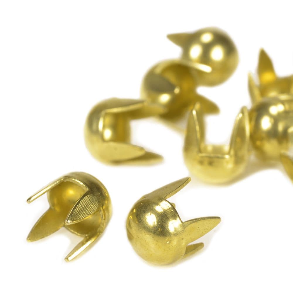 楽天市場】ラウンド型 スタッズ 4爪 ブラス [ 6mm / 50個セット