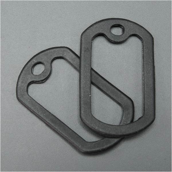 楽天市場】ドッグタグ サイレンサー カラー ブラック ドックタグ